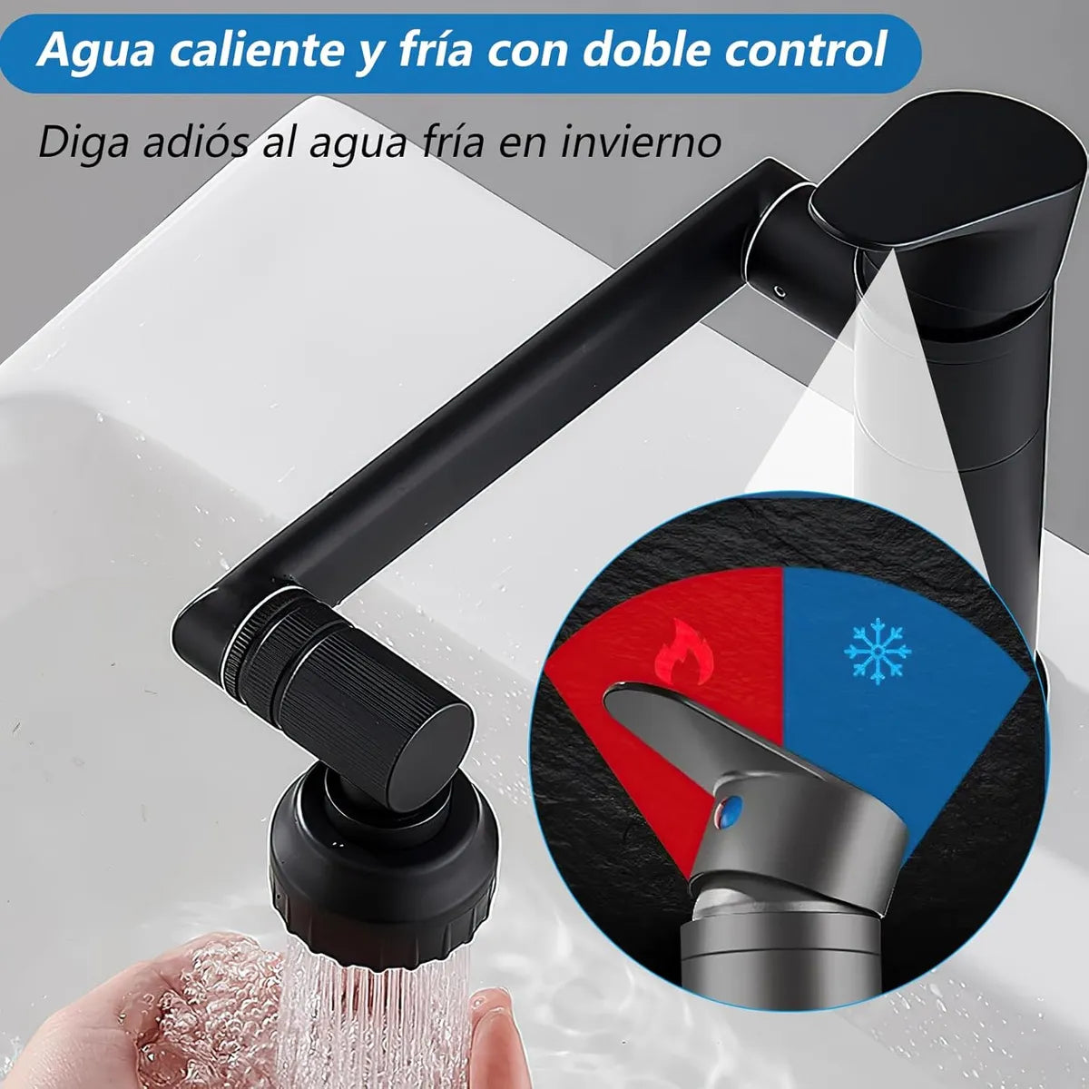 Grifo Flexible de 1080 Grados