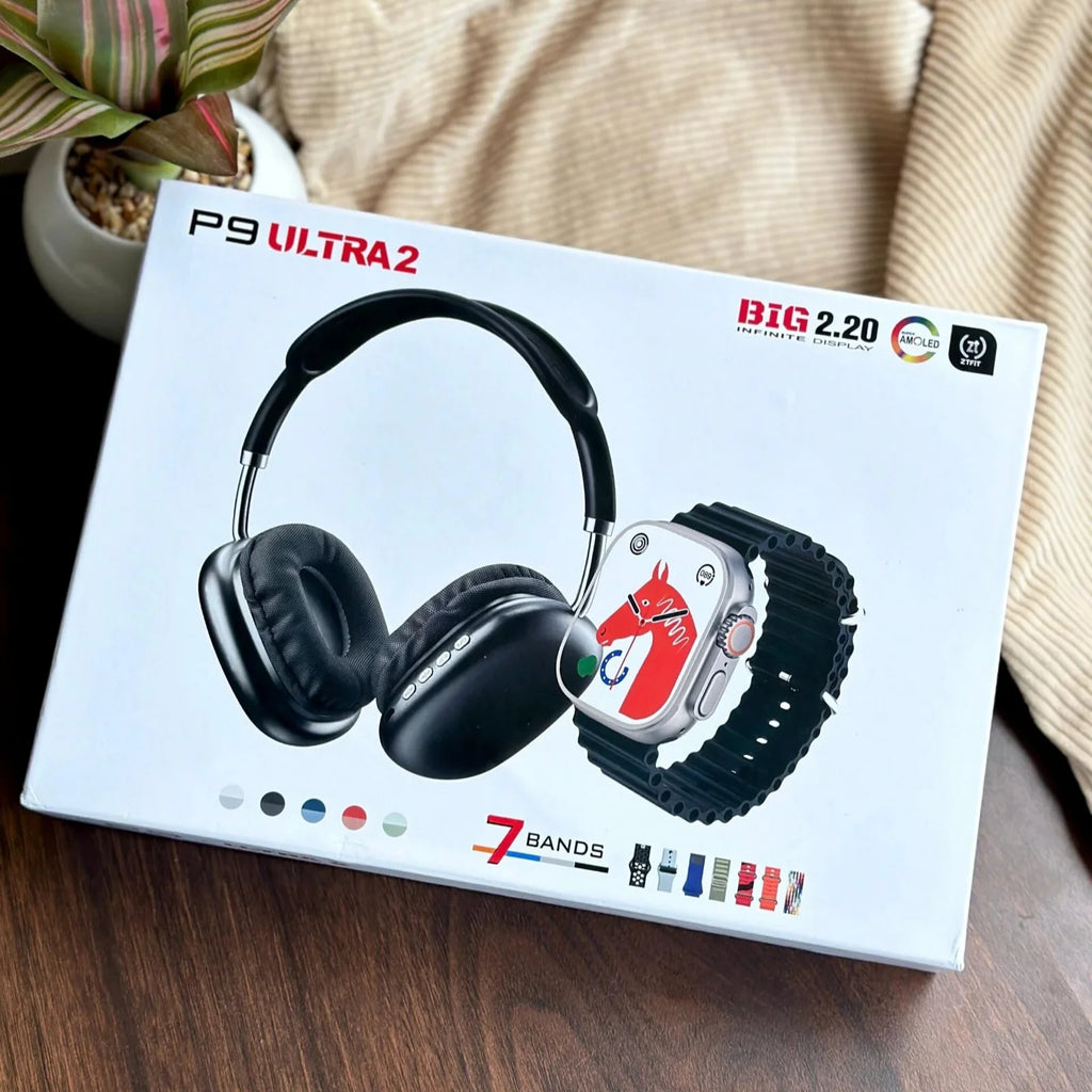 SET SMARTWATCH ULTRA Y AUDÍFONOS BLUETOOTH
