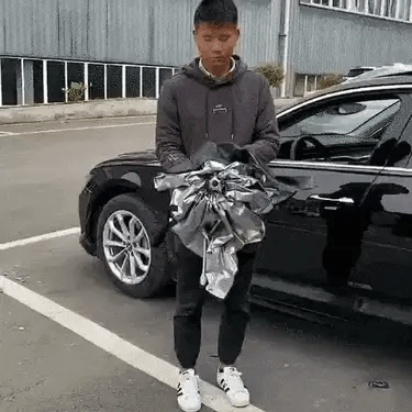 Parasol Retráctil Plegable para Auto 🚗 | Protección Solar y Frescura Instantánea