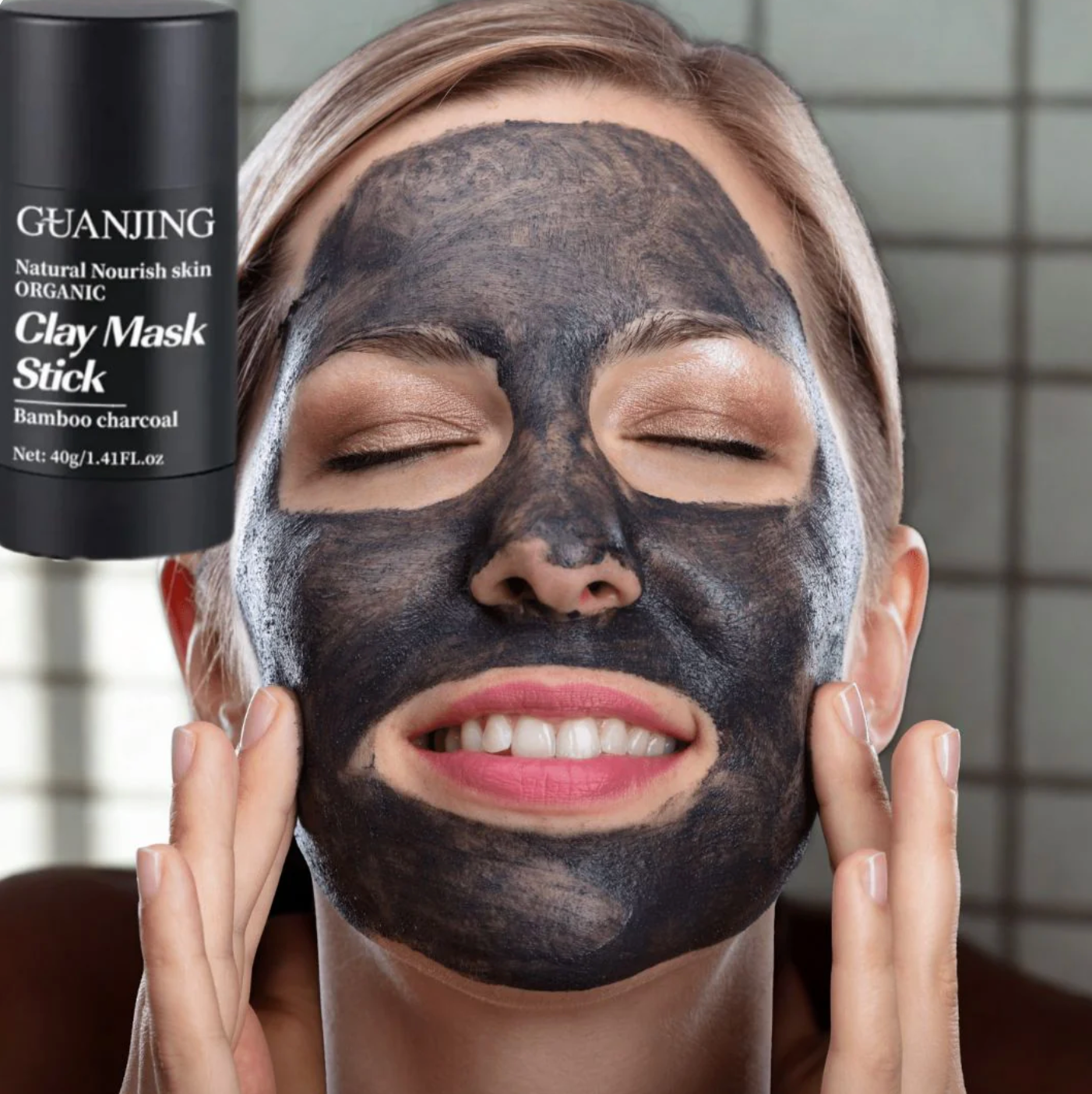 MASCARILLA FACIAL DE LIMPIEZA DE CARBÓN EN BA